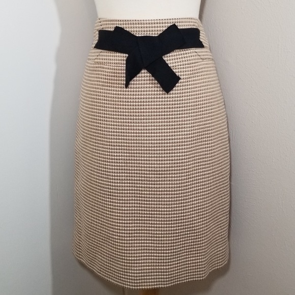 Limited Front Bow Pencil Skirt Vintage Secretary - Picture 1 of 6